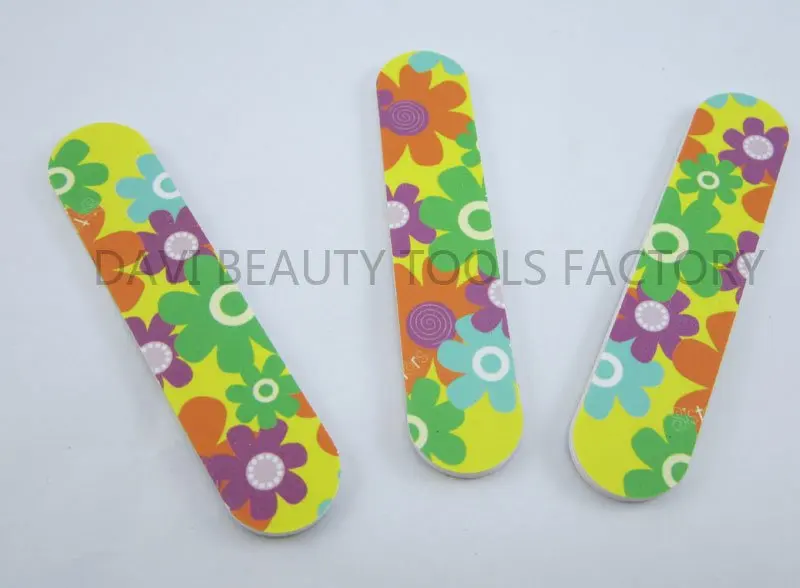 

emery file 100PCS/LOT emery board pattern sandpaper mini nail file nail art FREE SHIPPING #SC0331-04