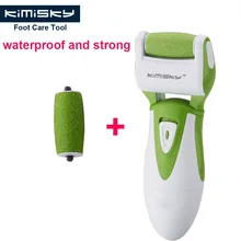 Green waterproof pedicure electric tools Foot Care Exfoliating Foot Care Tool 2pcs roller pedicure heads For scholls KIMISKY