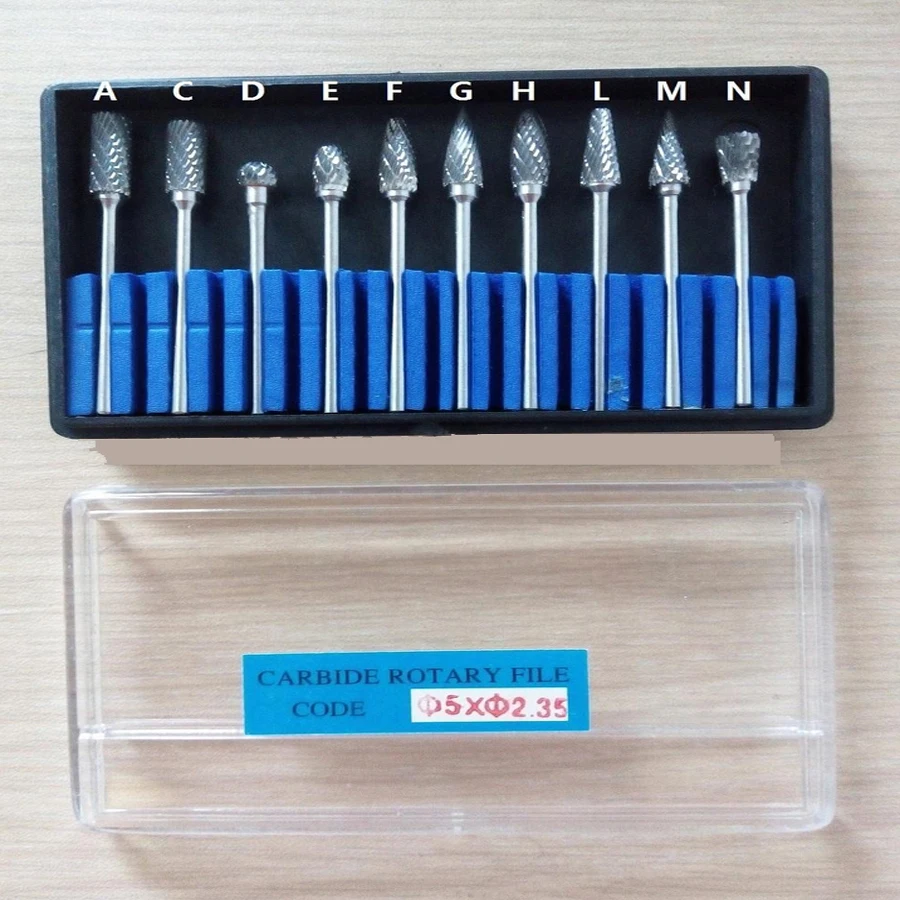 10pcs /box 2.35*5MM,6MM Dental lab instruments Tungsten steel grinding