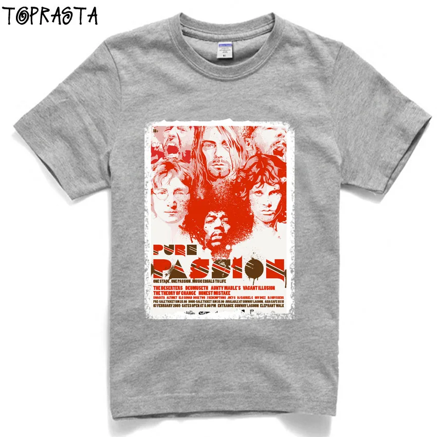 

pure fashion of rock n' roll punk style rock fans tee men women size high quality cotton t shirt