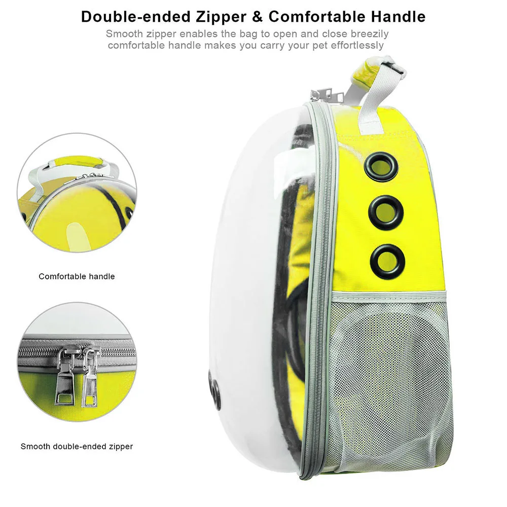 Космическая капсула, переноска для собак, прозрачный рюкзак для собак, кошек, дышащая переноска для домашних животных, сумка для прогулок, Походов, Кемпинга