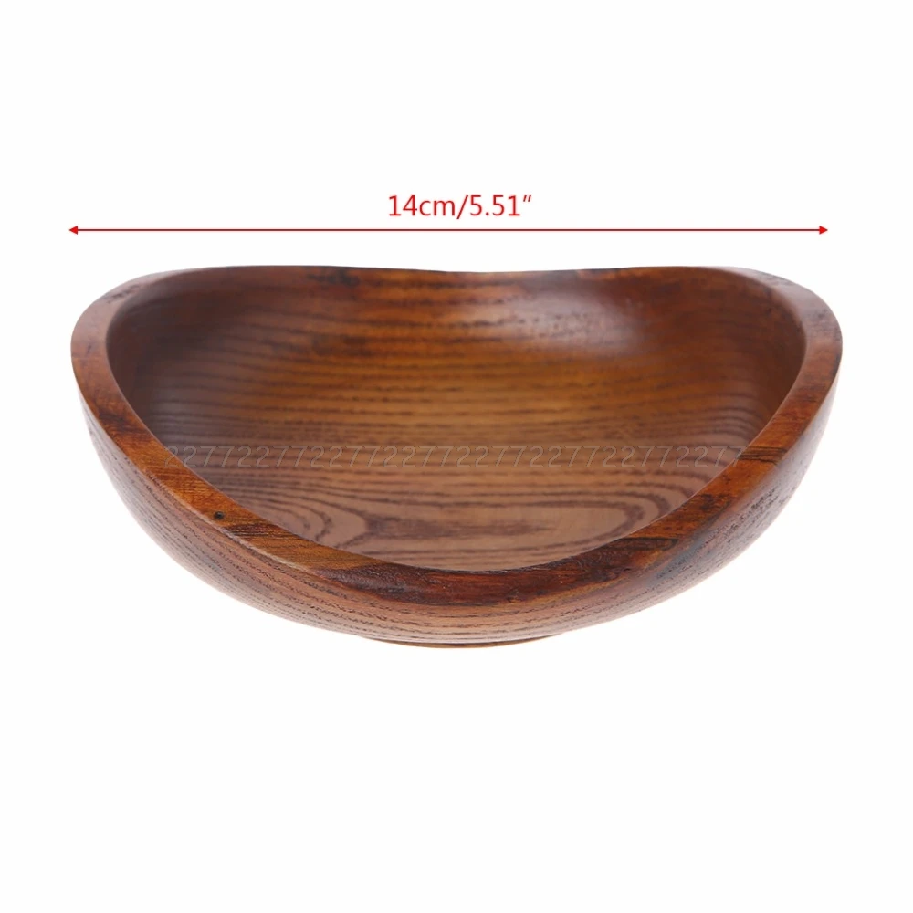 

Japanese Style Natural Wooden Bowl Soup Salad Rice Bowls Tableware Dinnerware JUN20 Dropship