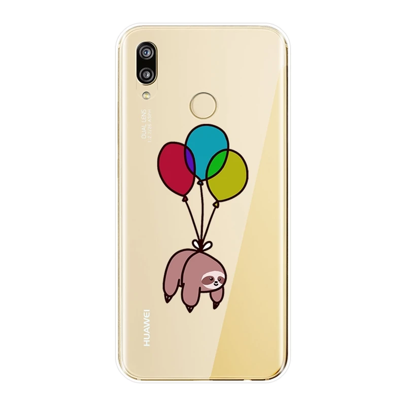 Силиконовый чехол Kawaii для телефона Huawei P9 Lite Mini P10 Plus P20 Pro P Smart мягкая задняя крышка