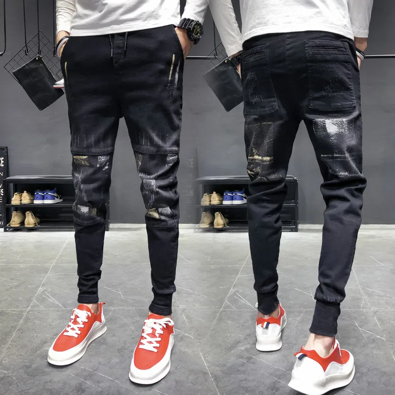 

Cheap wholesale 2019 new autumn winter Hot selling men's fashion casual Denim Pants MW388