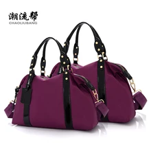 Eichhörnchen mode wasserdichte nylon feste Koreanische und Japan stil frauen umhängetasche 2 größe crossbody casual klassische tote handtaschen