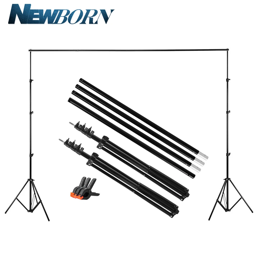 

Background Stand Support System 2.6M x 3M/8.5ft x 10ft Kit with Carrying Case for Muslins Backdrops,Paper and Canvas