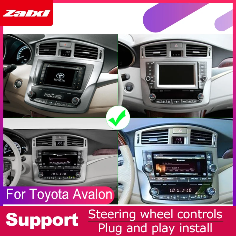 Discount ZaiXi 2 DIN Auto DVD Player GPS Navi Navigation For Toyota Avalon 2010~2013 Car Android Multimedia System Screen Radio Stereo 5