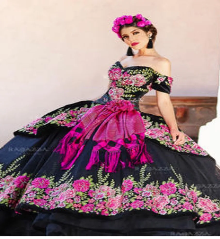 

Nice design embroidered tulle Fabric nigerian tulle lace fabric Latest flower lace fabric JOY-6653 with embroidery