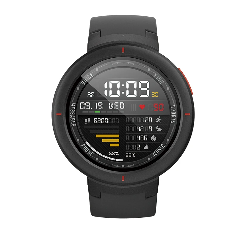 Цена Xiaomi Amazfit Verge, английская версия, Смарт часы, 1,3 дюймов, AMOLED экран, набор и ответ на звонки, улучшенный HR сенсор, font b gps b font , Смарт часы