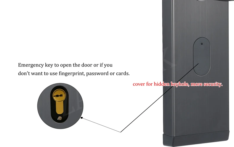 Биометрический дверной замок с защитой от отпечатков пальцев, цифровой электронный комбинированный дверной замок с паролем, умный вход для офиса и дома