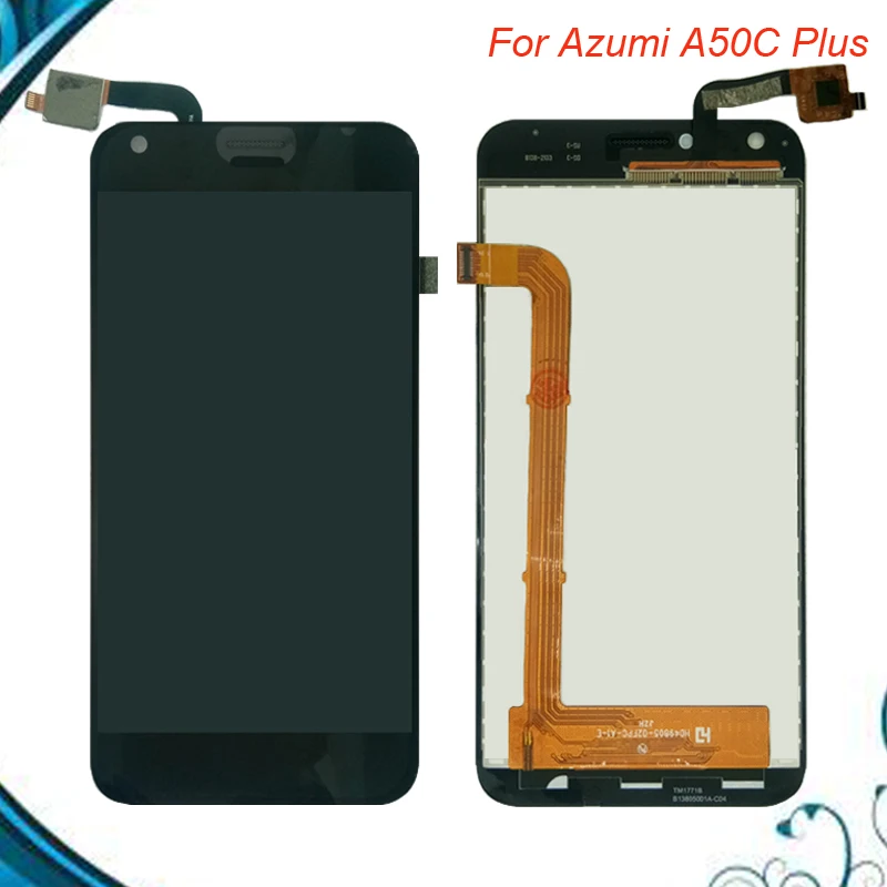 

100%Tested OK For Azumi A50C Plus LCD Display+Touch Screen Assembly For A50C Plus Black COLOR IN Stock