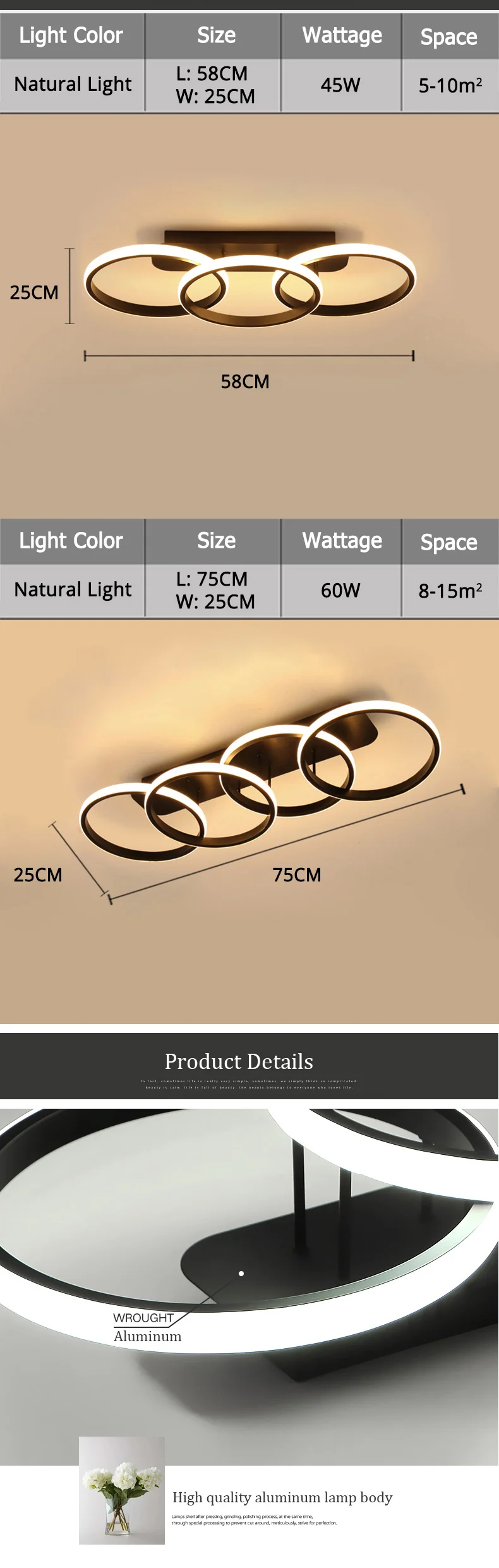 decoretive led lights