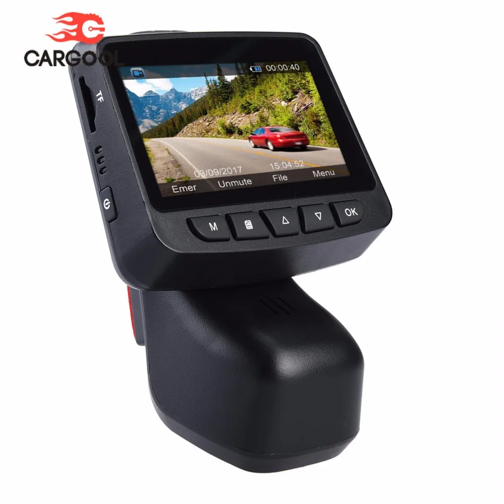 

CARGOOL 2.5'' Car DVR Dash Cam 1080P HD Dashboard Camera Loop Recording Driving Recorder 140 Degree Wide Angle