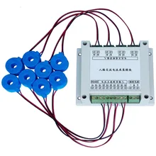 8-канальный модуль сбора переменного тока MODBUS-RTU протокол RS485 Измерение тока