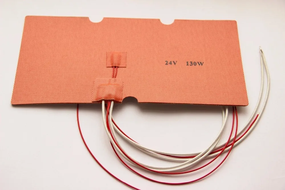

Blurolls 24V 130W Silicone Heater mat heating pad for CTC Replicator 3D Printer Heatbed with 3M and Thermistor