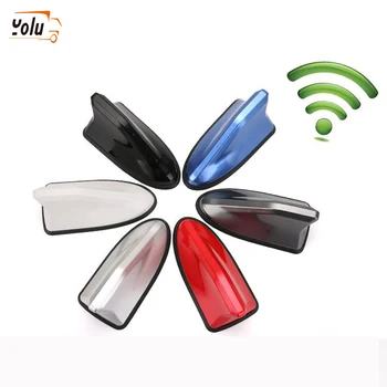 

YOLU Universal Car Roof Mounted Functional Antenna Aerial Shark Fin AM/FM Radio Signal