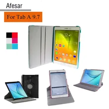 Sm-T550 sm-T555 SM-P550 P555 360 Grados Que Giran el Soporte Giratorio Automático del sueño de la cubierta case para samsung galaxy tab a 9.7 tablet case