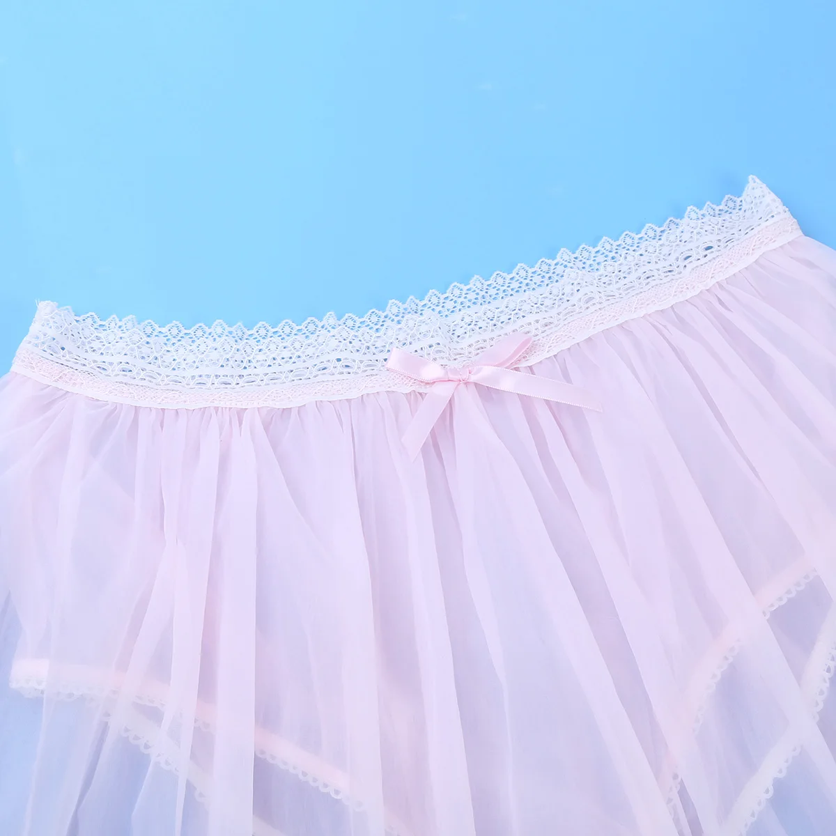 Iiniim/женское белье для взрослых, сексуальное нижнее белье Babydolls, эластичная кружевная резинка на талии, прозрачное экзотическое перекрестное платье, короткая юбка, трусики