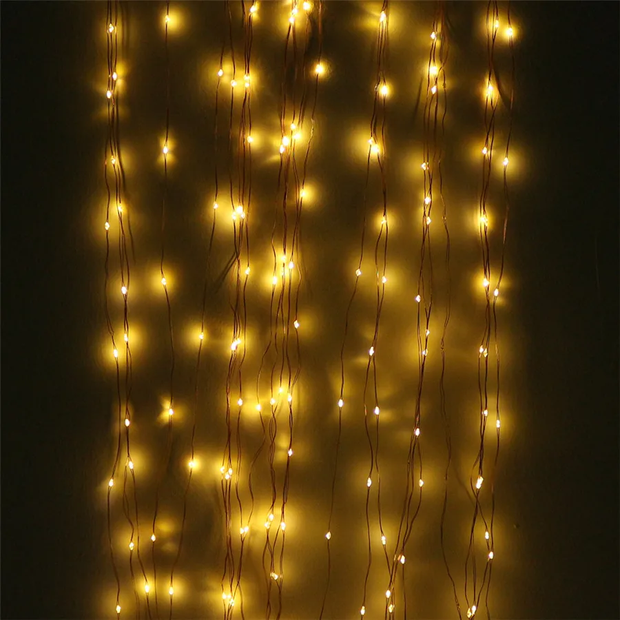 20X2M 400 LED Copper wire Fairy String Lights LED Vines Branch lights for Christmas Tree Party Decor with DC 12V 2A Adapter 20X2M 400 LED Copper wire Fairy String Lights LED Vines Branch lights for Christmas Tree Party Decor with DC 12V 2A Adapter