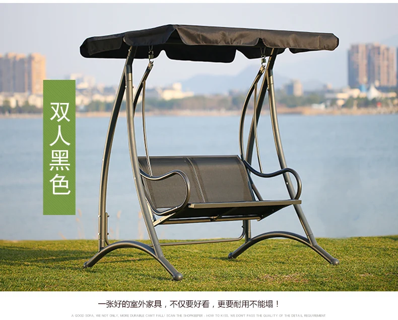 Beli Balkon luar ayunan gantung kursi goyang kursi laris mewah versi eropa Tali Ayunan Dalam Ruangan