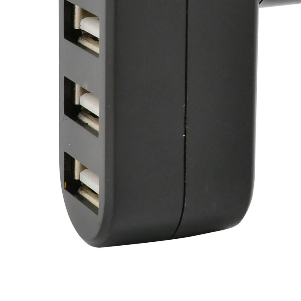Rotatable High Speed 3 Ports USB HUB 2.0 USB Splitter Adapter for Notebook/Tablet Computer PC Peripherals High Quality Usb Hub