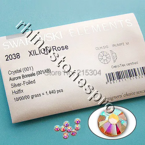 Оригинальные элементы Swarovski ss20 AB кристально чистые (001 AB) 720 шт 20ss железные Стразы