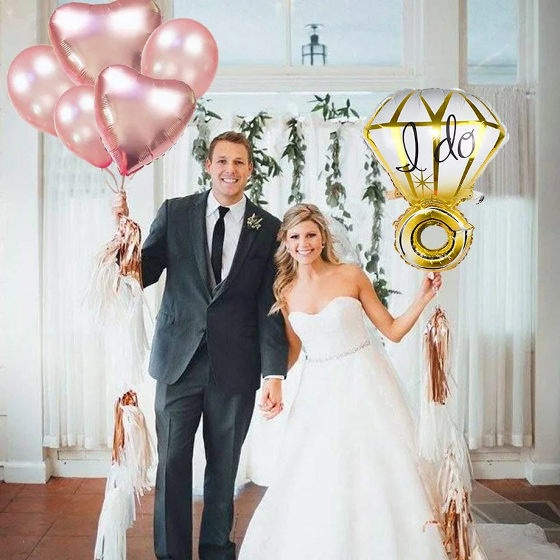 Свадебный воздушный шар из фольги, воздушный шар для жениха, невесты, любви, свадебные украшения, девичник, вечерние, на День святого Валентина, вечерние принадлежности для взрослых