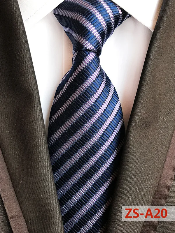 2019 новый дизайн 8 см высокого класса 100% шелк цветастый галстук шелковый галстук мода классический мужской жаккард Тканый 100% шелк мужской