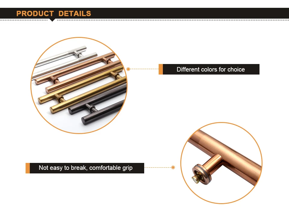 Нержавеющая сталь стеклянная дверная ручка 600 мм длина Ручка двери тянуть разные цвета ворота отель вход торговый центр дверная ручка