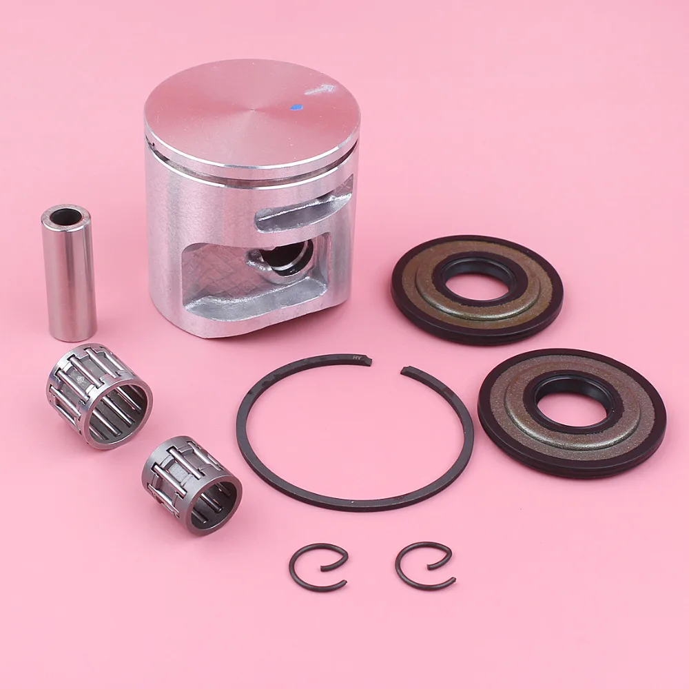 44mm Piston Pin Ring Circlip Kit For Husqvarna 450 E Chainsaw Spare Part Crank Oil Seal Needle Bearing