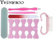 6 шт. маникюрный Педикюр Набор ногтей Маникюрный Инструмент Уход за щеткой инструмент профессиональные пластиковые Ручные щетки для ногтей мини-Веник с мини-совком