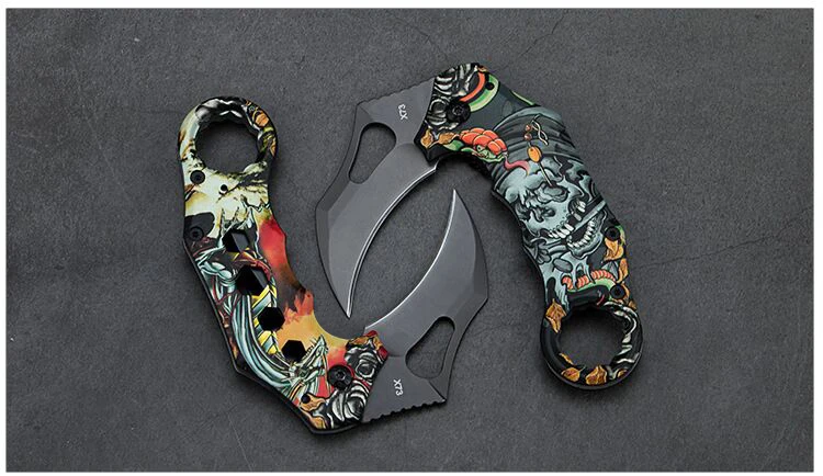 Karambit нож складной EDC инструмент открытый тактический кемпинг выживания разведка