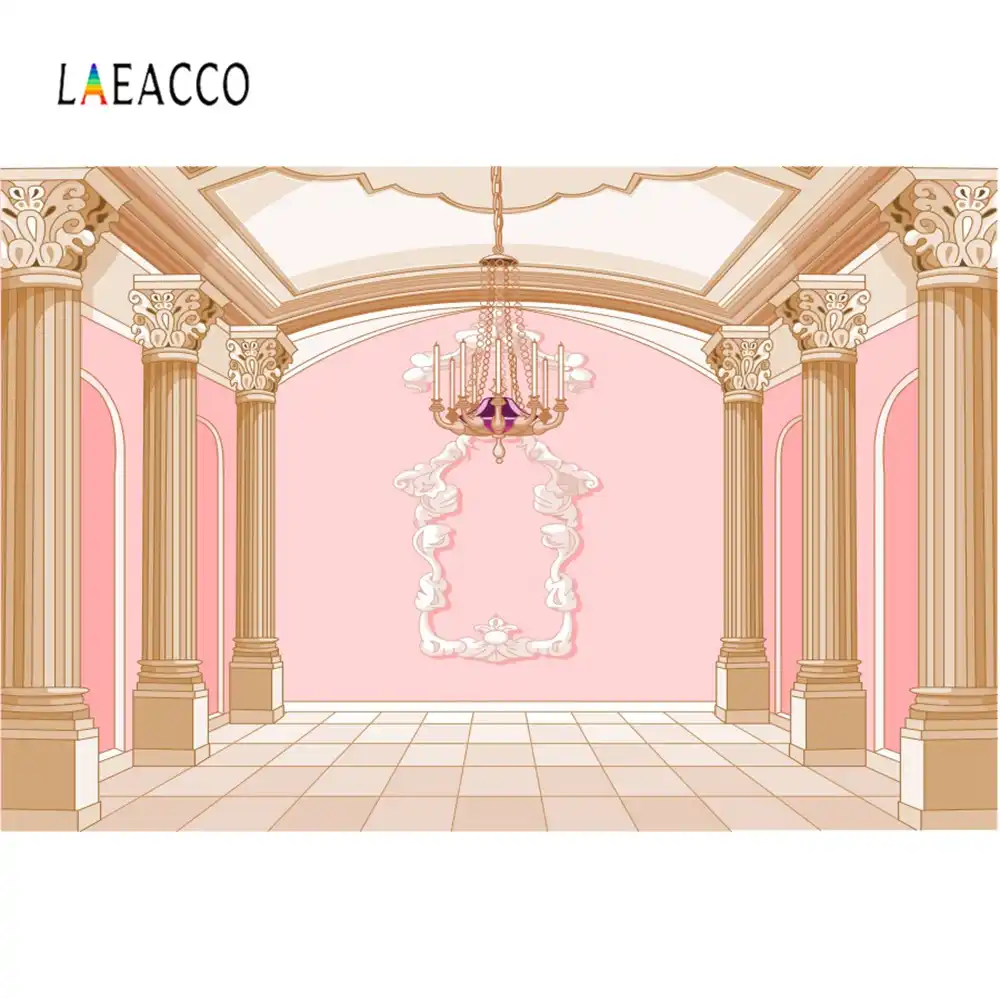 Laeacco 漫画宮殿シャンデリア柱廊下インテリア写真背景カスタマイズされた写真撮影の背景の写真 Digital Photography Backdrops Photography Backdropsbackdrops For Photos Aliexpress