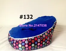 Berço do bebê ou Crianças Cadeira Interior Ou para Fora Almofada Beanbag-rosa/azul bolhas cadeiras do saco de feijão