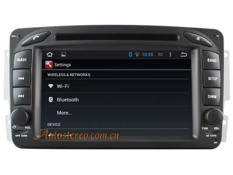 7 дюймов 8 Core Android 8,0 автомобиля gps навигации для MERCEDES-BENZ C класса W203 CLK W209 2004-2007