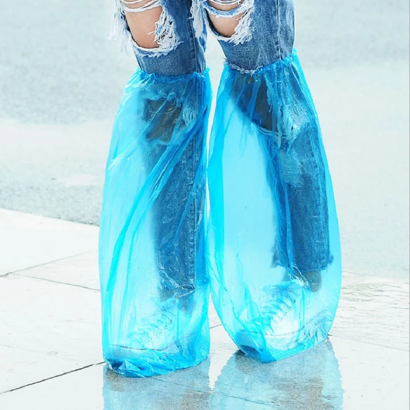 10Pairs/Set Disposable Rain Shoes Cover Waterproof Boots Kids Adult