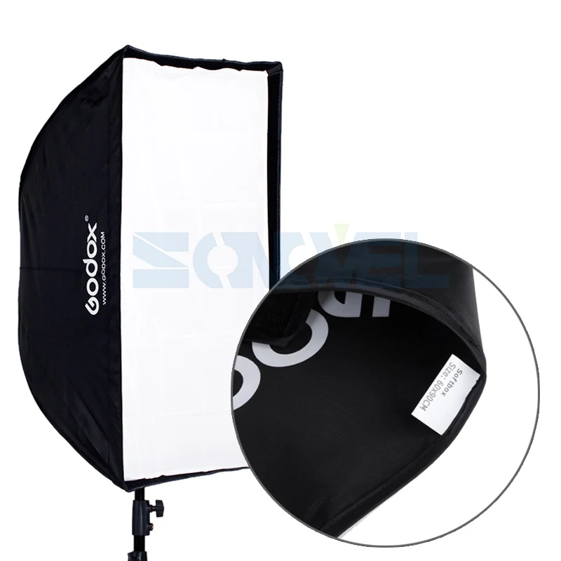 GODOX 50x70 см/50*70 см/2"* 27" Портативный квадратный фото-зонт софтбокс Отражатель для вспышки Speedlite