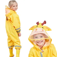 2-9 Year Old Waterproof Raincoat For Children Pants Baby Rain Coat Pnocho Kids Rainsuit Outdoor Boy Girl Rain Coat For Children 