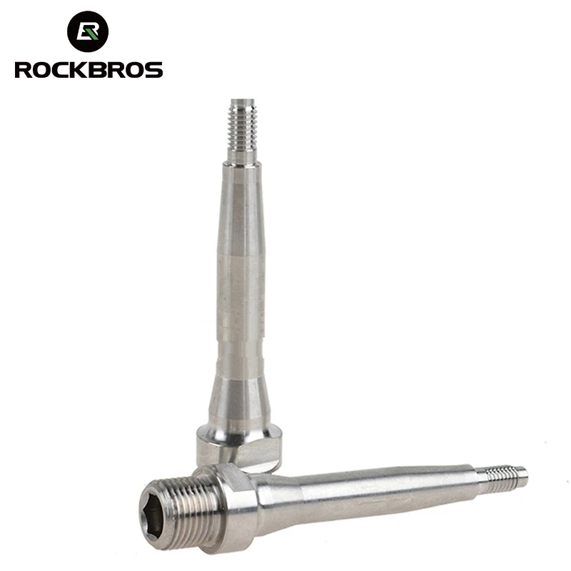 ROCKBROS Cycling Bike Bicycle Pedals Axle Titanium Ti Alloy Pedals