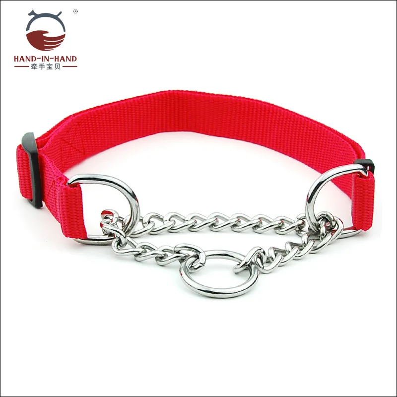 

Pet Products Large dog Choke Chain Nylon Collar Width 2.5cm