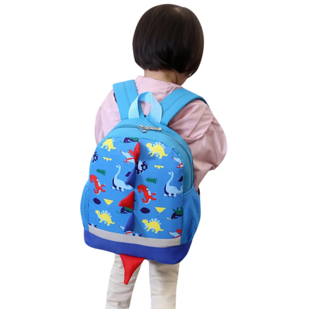 Рюкзак с рисунком динозавра для маленьких мальчиков и девочек, рюкзак в форме животных, рюкзак для путешествий для малышей, водонепроницаемая школьная сумка# ZS