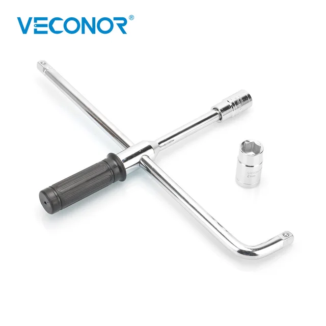 Veconor 4pcs Portable Combined Tire Wrench Lug Nut Car Wheel Rim Veconor 4pcs Portable Combined Tire Wrench Lug Nut Car Wheel Rim Tyre Spin Handle Cross Spanner