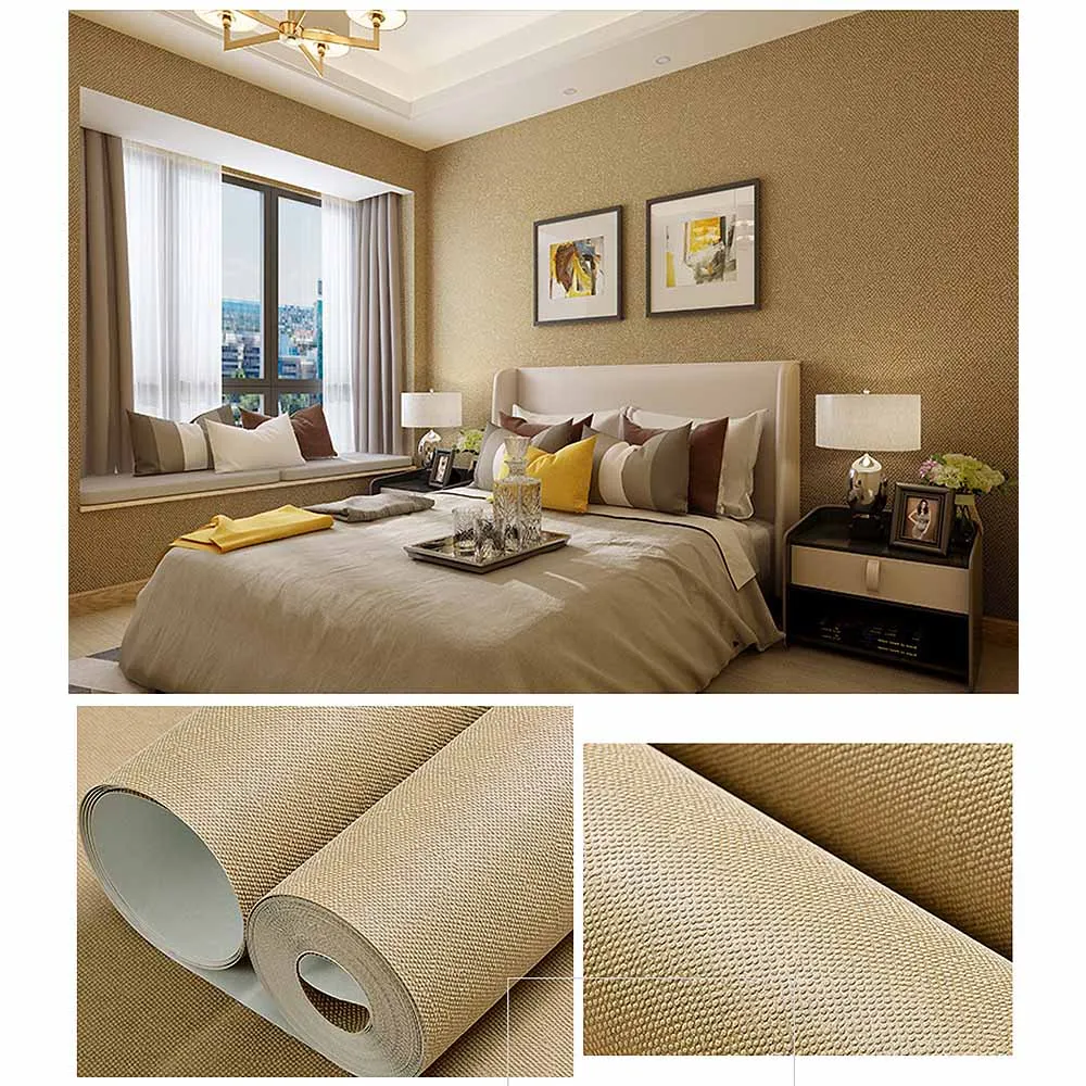 53 см × 9,5 м однотонные нетканые обои для спальни гостиной обои для отеля KTV