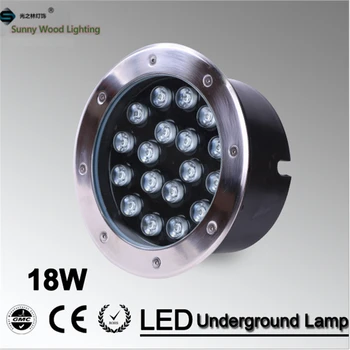 

Free shipping LED underground lamp 18W inground light ,IP67 embedded light AC85-265V LUL-A-18W 3years warranty