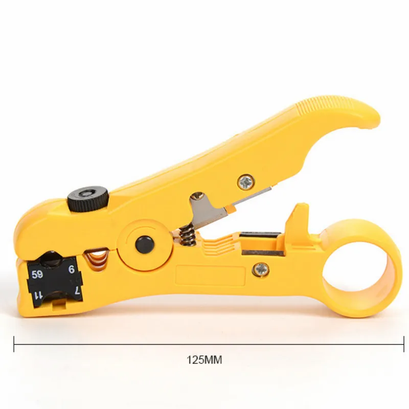 Universal Cable Wire Jacket Stripper Cable Cutter Stripping Scissors Tool RG59