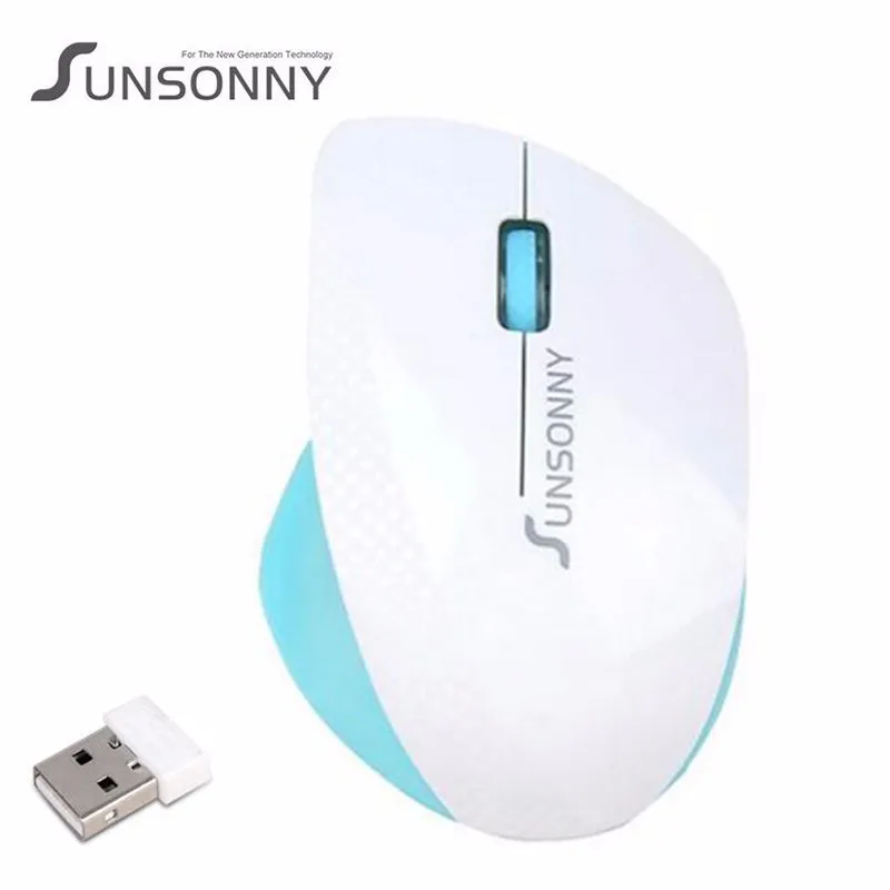 Новая мода Sunsonny sr-7700 imp Беспроводной USB 2.4 ГГц Мышь настольных игр компьютер офисный ноутбук интеллектуальные Мощность экономии Мыши компьютерные