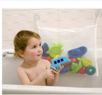 

Toy Storage B ag Folding Organizer Eco-Friendly Baby Bathroom Mesh B ag Child Bath Net B ag Suction Cup Baskets Organizer B ags