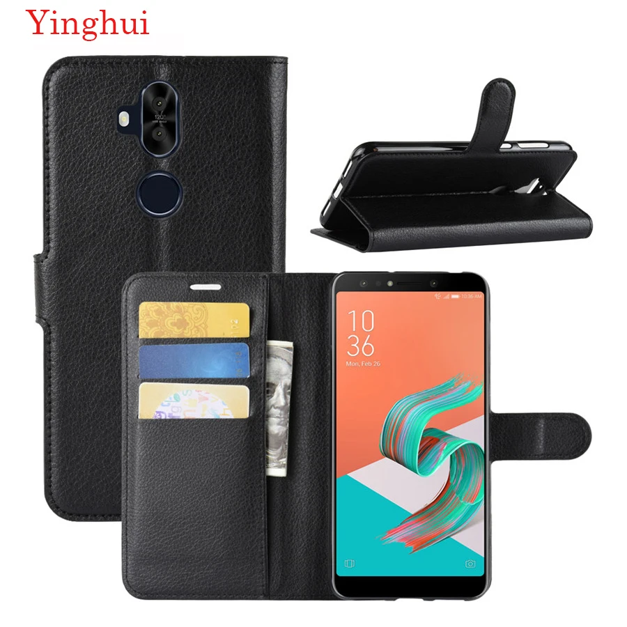 Для Asus Zenfone 5 Lite ZC600KL Чехол Флип PU кожаный чехол для кошелек подставка Filp