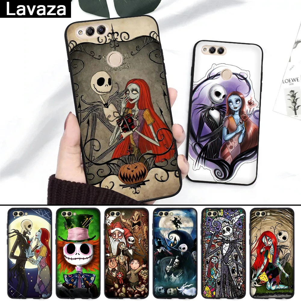 

Lavaza The Nightmare Before Christmas Cartoon Silicone Case for Huawei Honor 6A 7A 3GB Pro 7X 8 Lite 8X 8C 9 Note 10