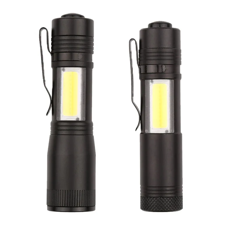 

COB Flashlight with Side Light Focusable & Unfocusable Mini Light Long-range COB Pen Light Use Home Office